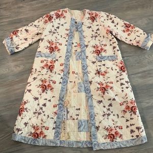 Loveshackfancy reversible duster, comes with a belt.